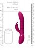 Stimulating rings, vibrating g-spot rabbit - pink